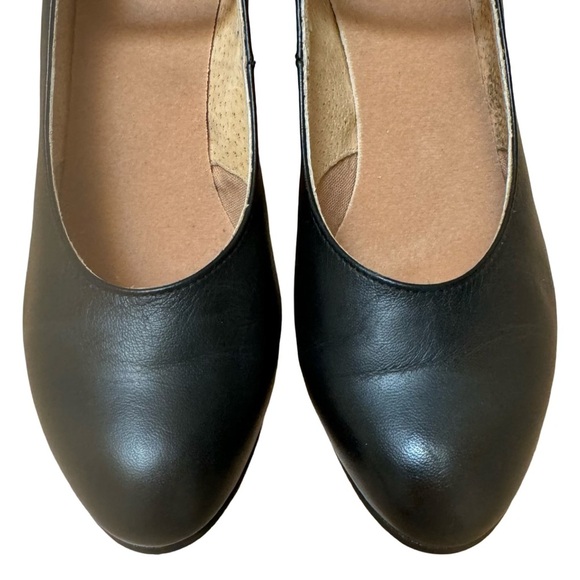BLOCH Cabaret Character Shoes Black 2.5” Heel Leather Stage Theater Size 9.5 - Picture 7 of 16